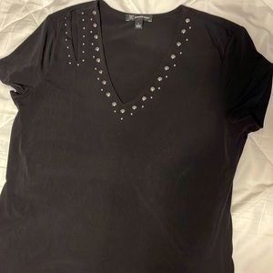 INC T-shirt Metal Stud accents
